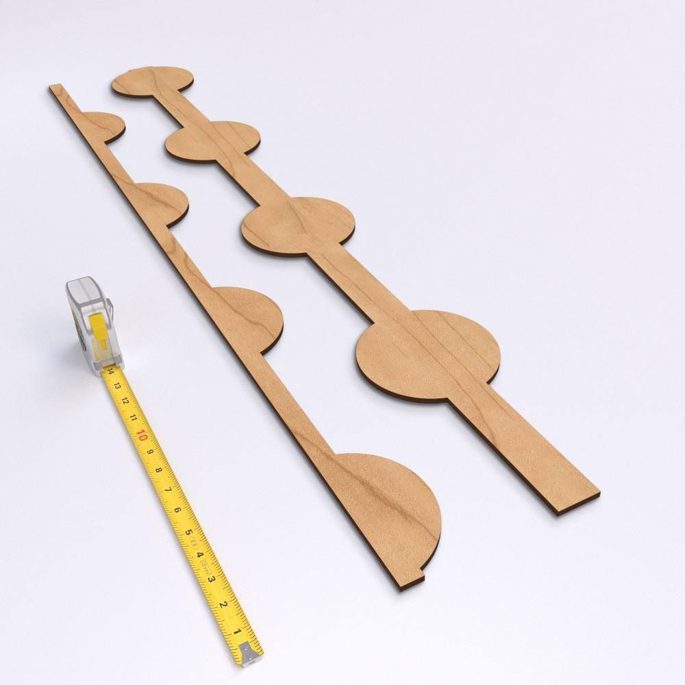 Ekena Millwork Bridgeport Adjustable Wood Decorative Slat Wall Panel Kit