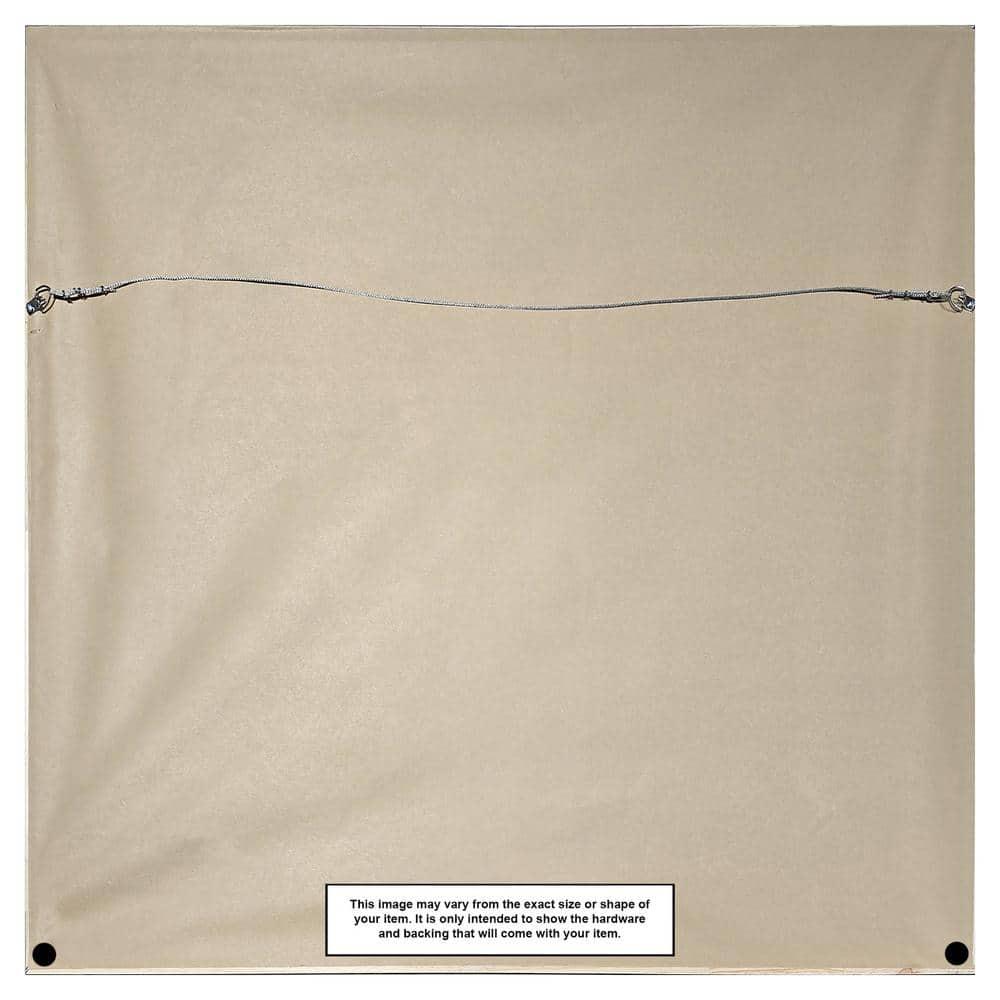 Amanti Art 33"x33" Blue Flowers II by Katie Oshea Wood Framed Wall Art Print