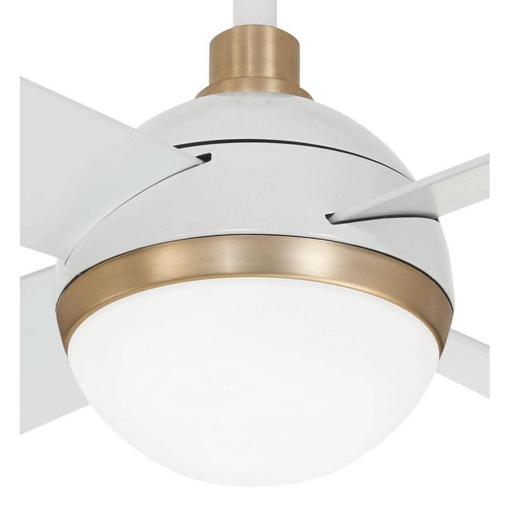 Minka Aire 54" 4 - Blade LED Standard Ceiling Fan with Remote Control and Light Kit Included