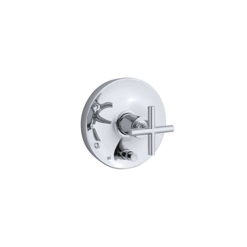 Purist® Rite-Temp Pressure-Balancing Valve Trim with Cross Handles