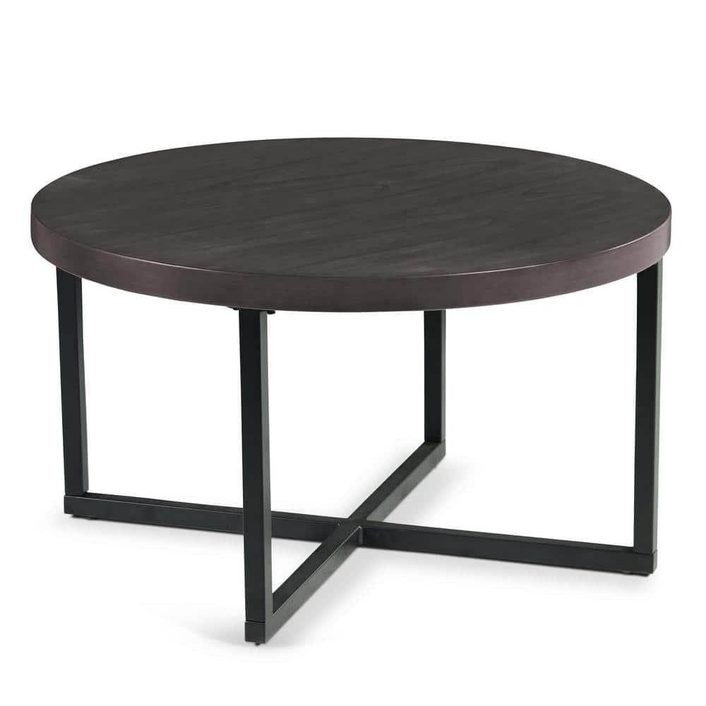 17 Stories Stannos 36" Round Coffee Table with 4 Stools