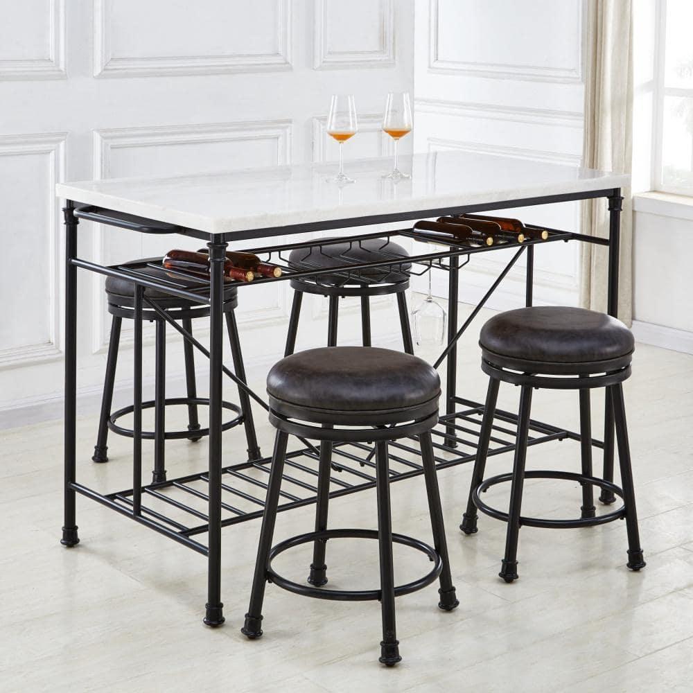 Kelly Clarkson Home Giselle Swivel Upholstered Counter Stool with Metal Frame