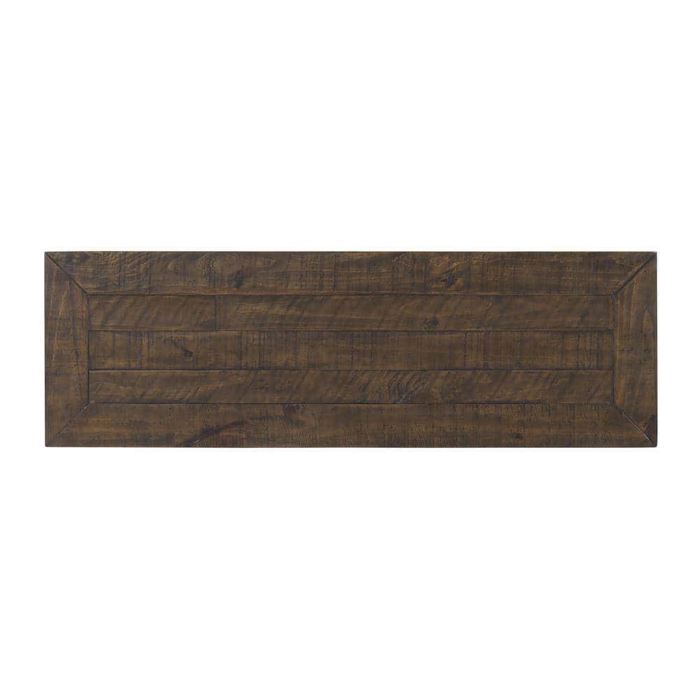 Martin Svensson Home Monterey Sofa 50" Console Table, Black and Brown