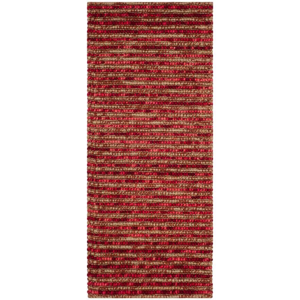 Bohemian BOH525 Hand Woven Runner Rug - Red/Multi - 2'6"x6' - Safavieh.