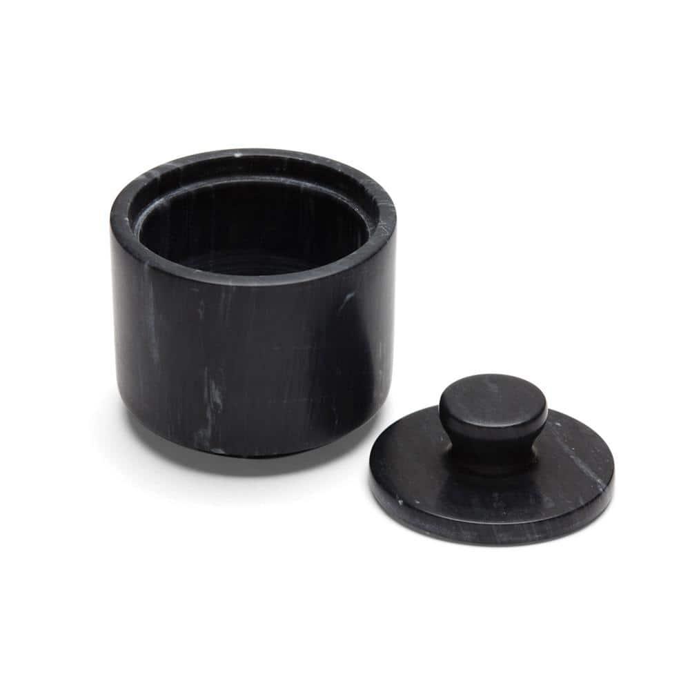 Fox Run Brands Fox Run Brands Marble Salt Cellar, Black