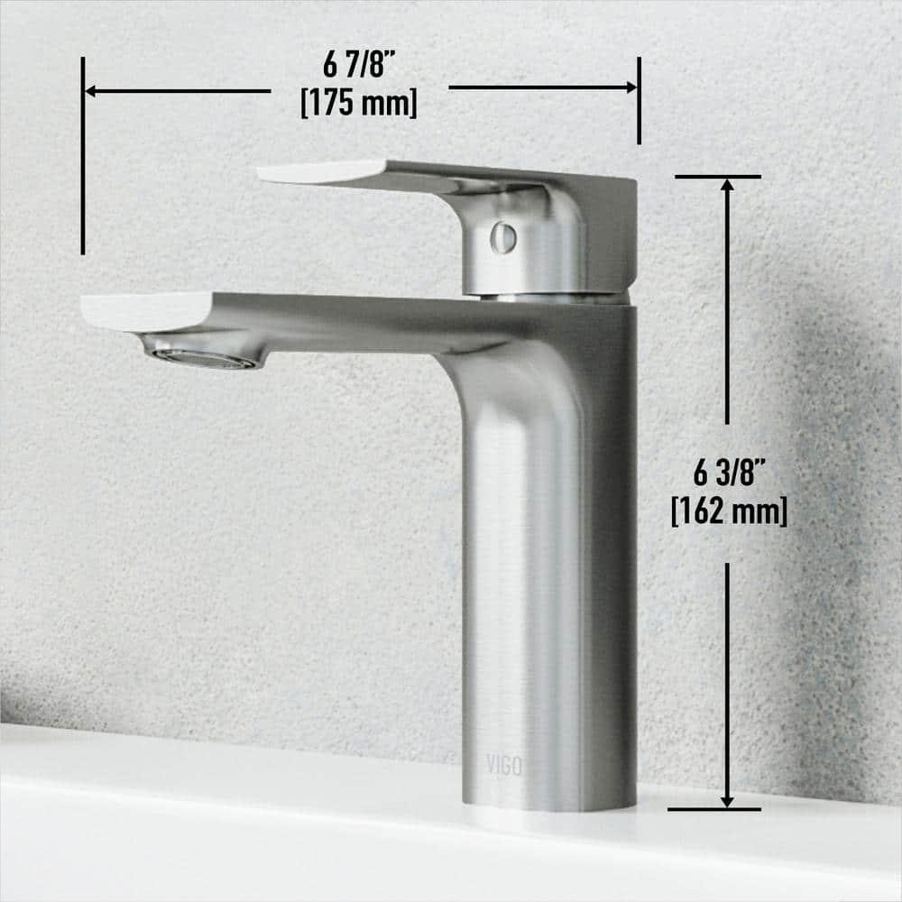 Davidson 6" H Single Handle Single Hole Bathroom Faucet