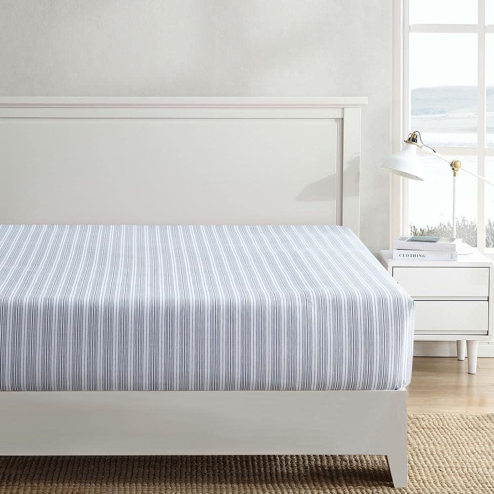 Nautica Nautica Percale Cotton Fully Elastic Fitted Sheet