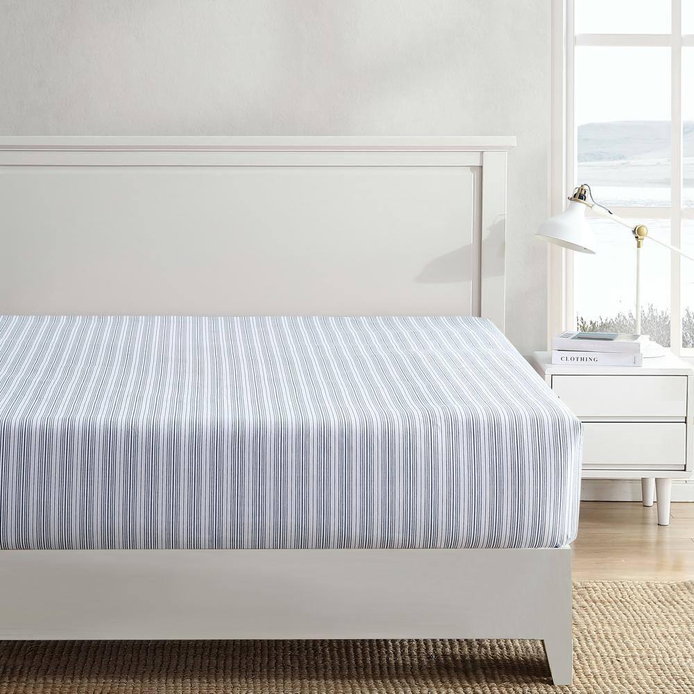 Nautica Nautica Percale Cotton Fully Elastic Fitted Sheet