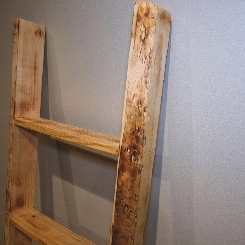 Ekena Millwork Vintage Farmhouse Rung Decorative Ladder