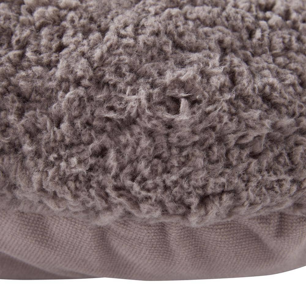 Happy Hounds Murphy Deluxe Donut Dog Bed, Gray, Small (24 x 24 in.)