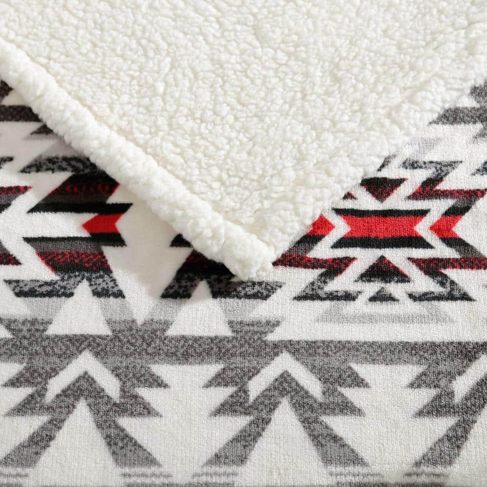 Eddie Bauer Eddie Bauer Printed Plush Fleece/Sherpa Throw Blankets