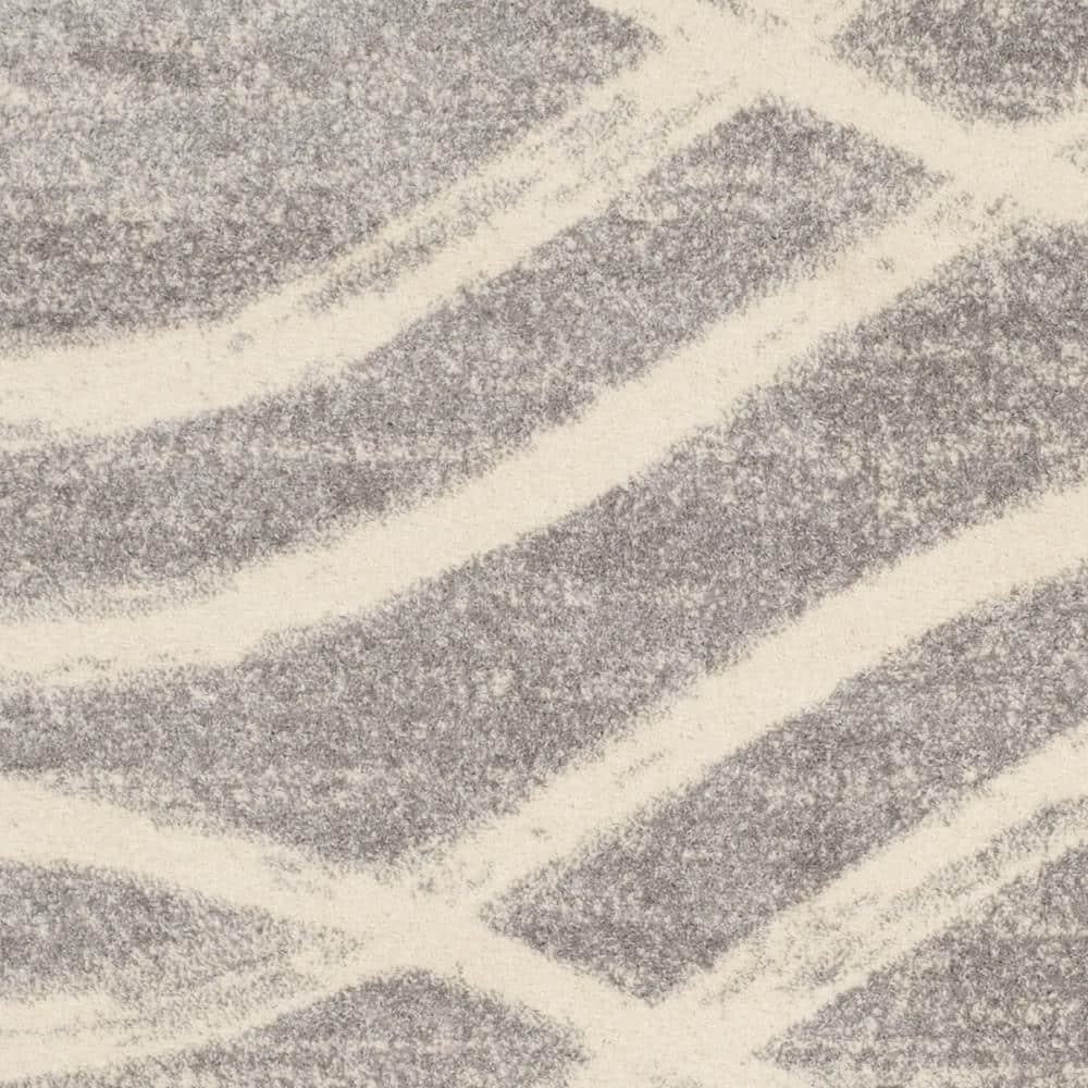 Adirondack ADR125 Machine Made Indoor Area Rug - Grey/Cream - 6'x9' - Safavieh