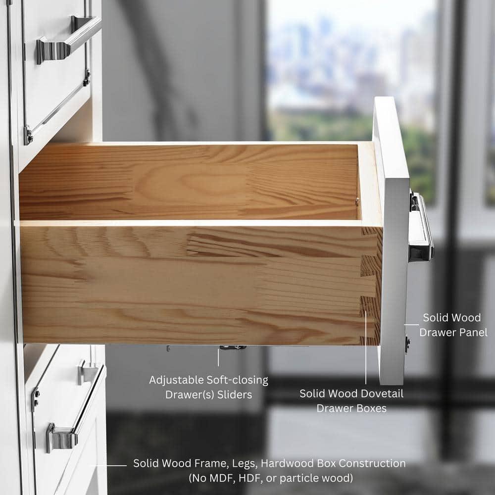 Aspen 48'' Single Bathroom Vanity with Marble Top