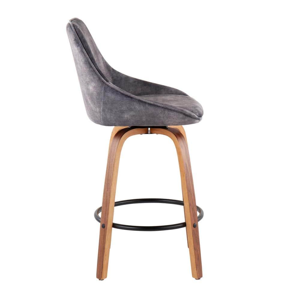 LumiSource Diana Counter Stool - Set of 2