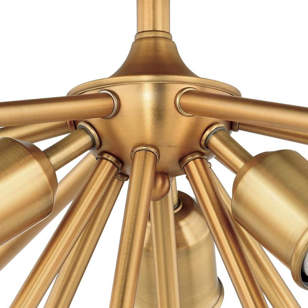 Vaxcel Estelle 3 - Light Flush Mount in  Natural Brass