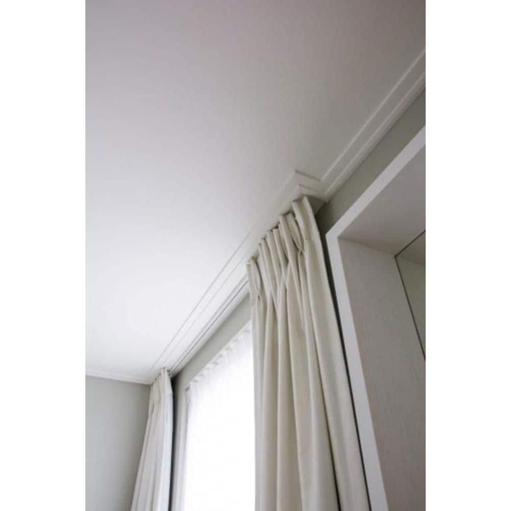 2-3/4 in x 1/2 in x 78-3/4 in Primed White Plain Polystyrene Crown Moulding (Set of 5)