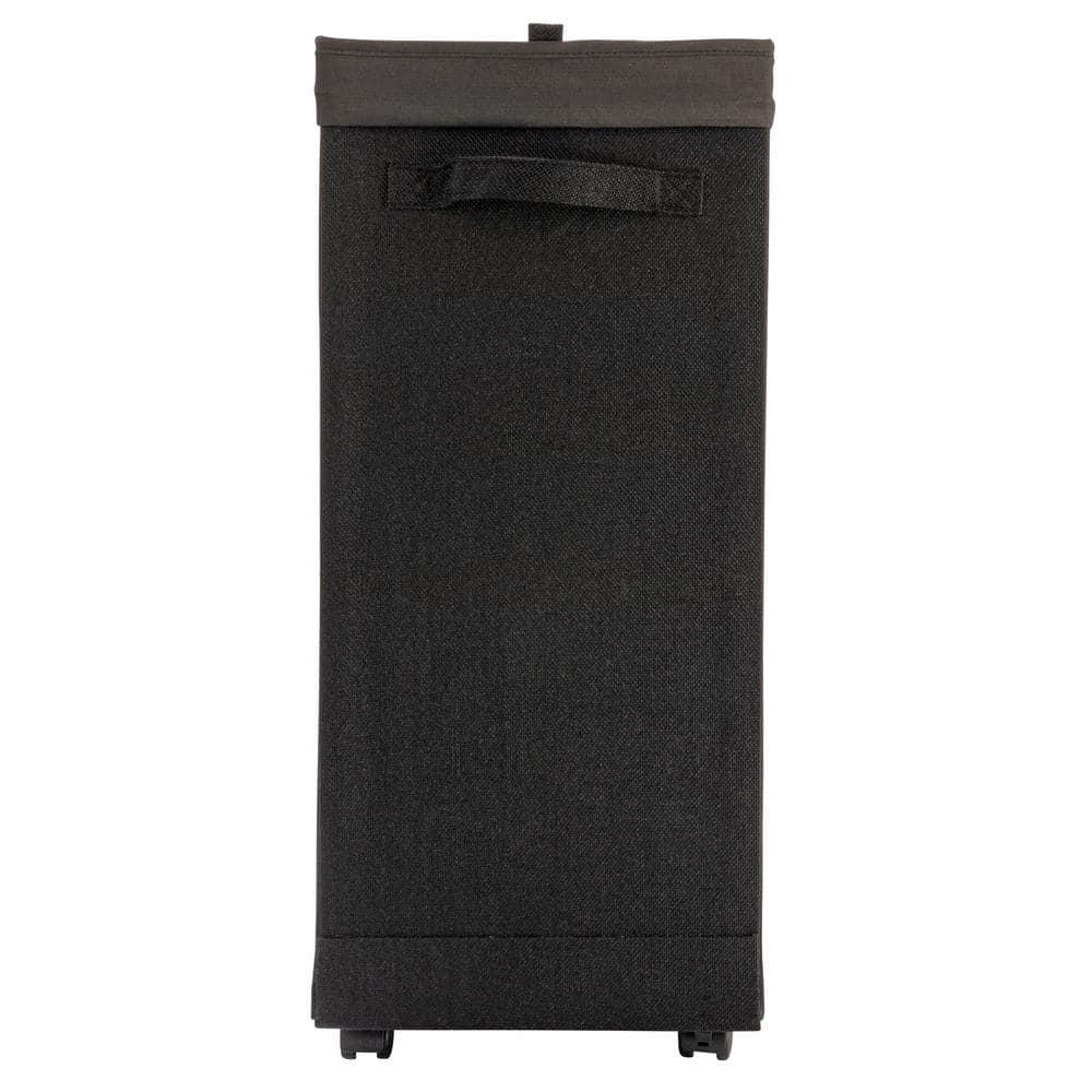 Household Essentials Rolling Laundry Hamper with Handles