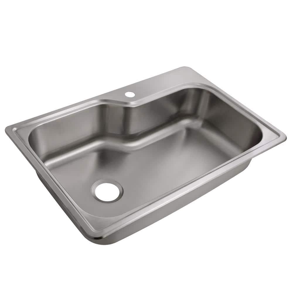 33" L x 22" W Drop-In Kitchen Sink