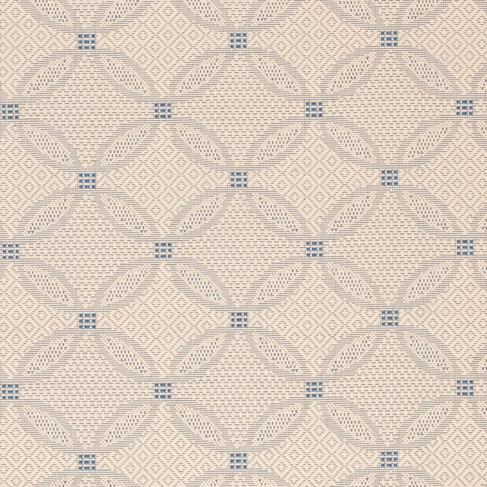 Courtyard CY7427 Power Loomed Indoor/Outdoor Area Rug - Beige/Navy - 5'3"x7'7" - Safavieh.