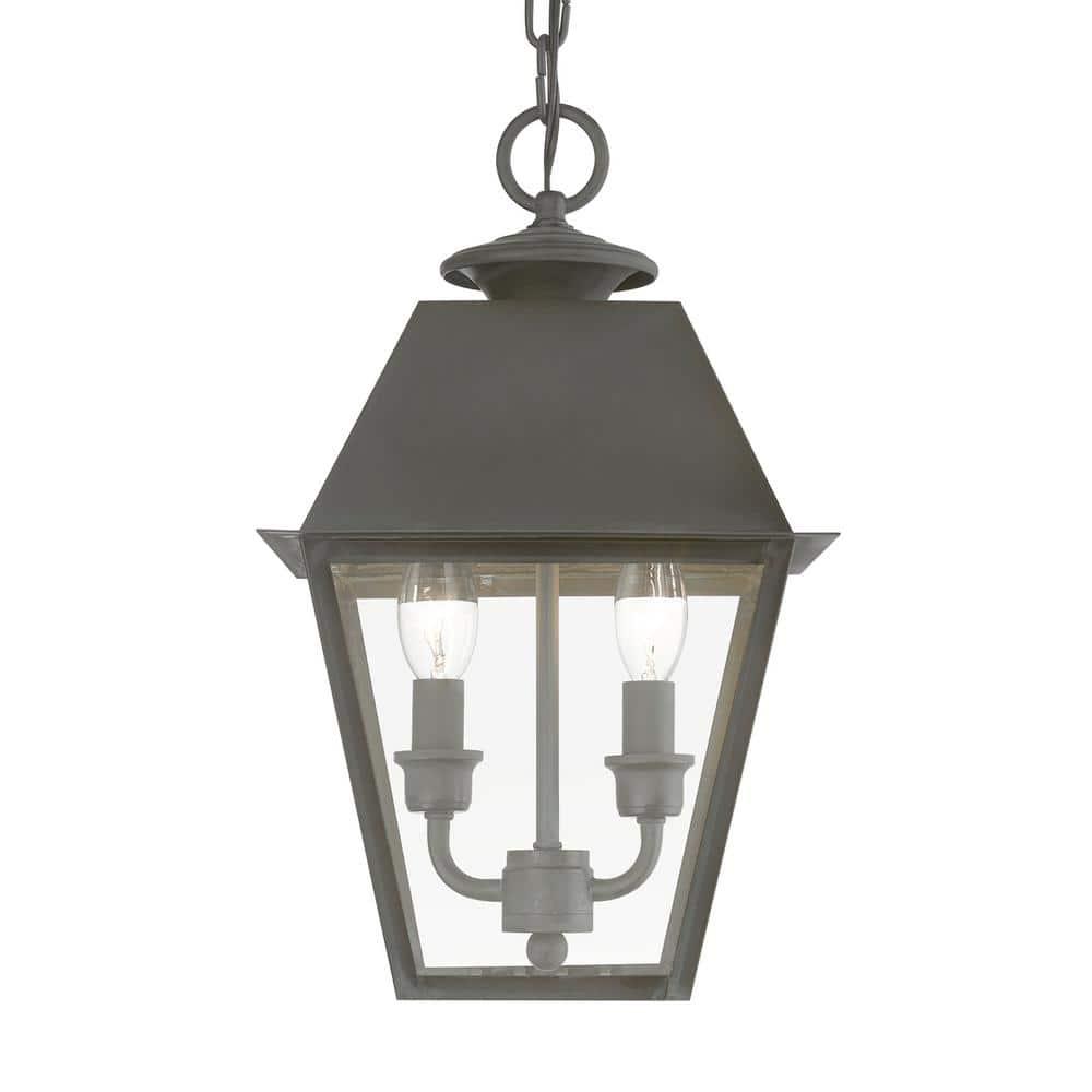 Livex Lighting Wentworth 2 - Light Pendant in  Charcoal