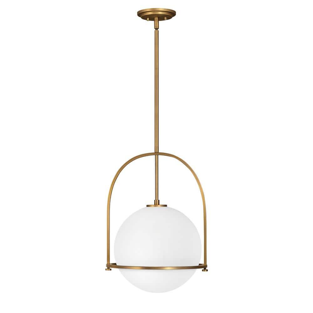 Arie Single Light Glass Dimmable Pendant