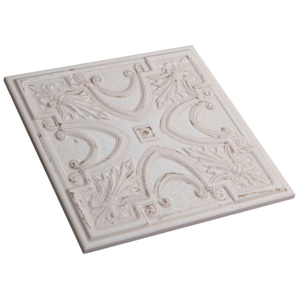 Fitz 8" x 8" Ceramic Patterned Wall Tile