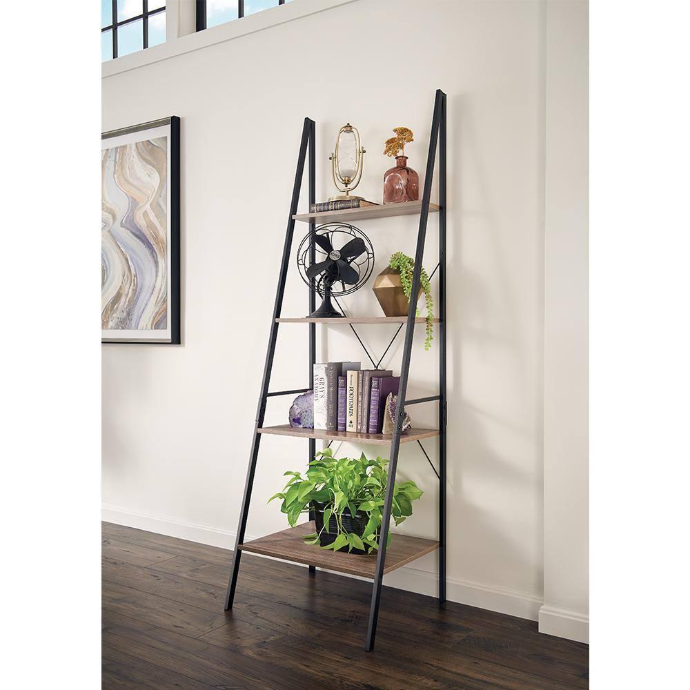 ClosetMaid Industrial 4-Tier Ladder Bookcase