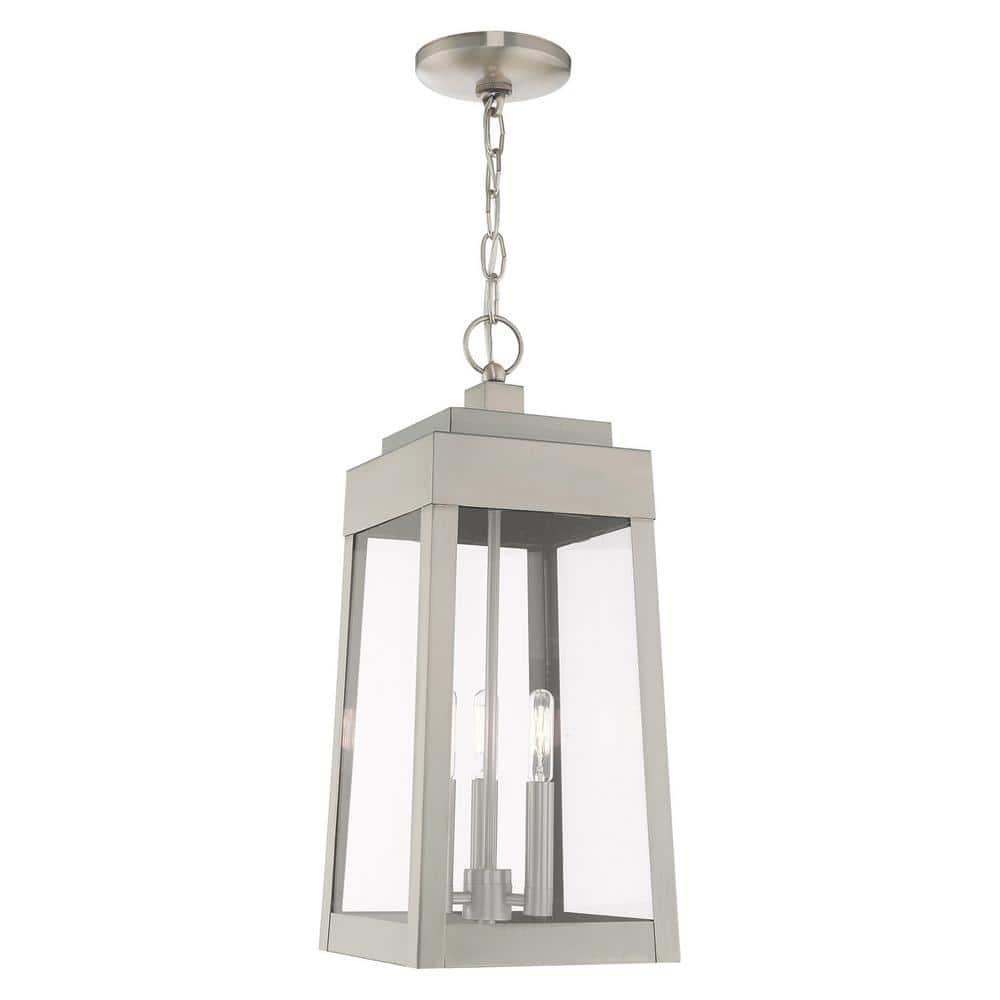 Livex Lighting Oslo 3 - Light Pendant in  Brushed Nickel
