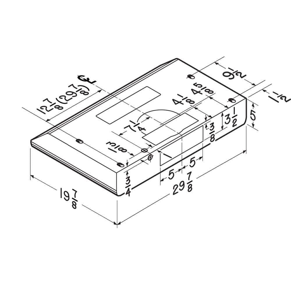 Broan NuTone Broan NuTone 30" Steel 250 CFM Convertible Under Cabinet Range Hood with Mesh Filter BKSH130WW