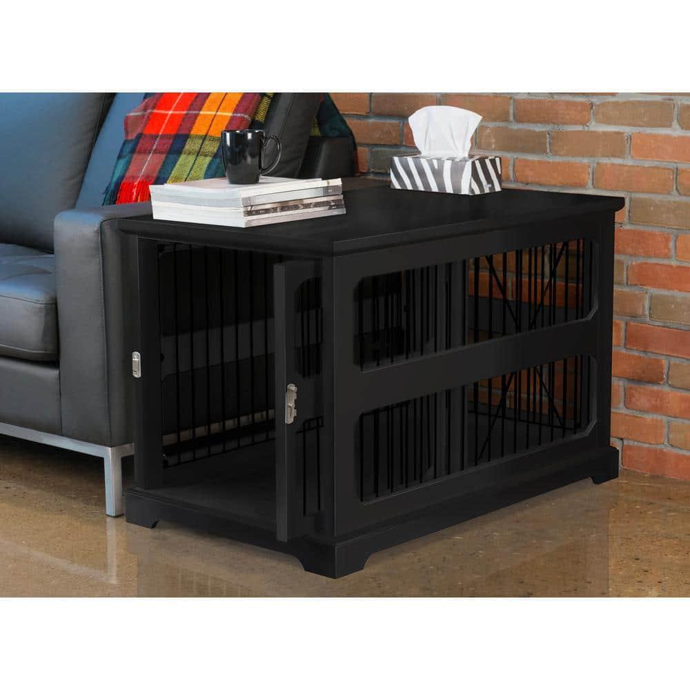 Zoovilla PTH0651721710 Slide Aside Crate & End Table, Black - Medium