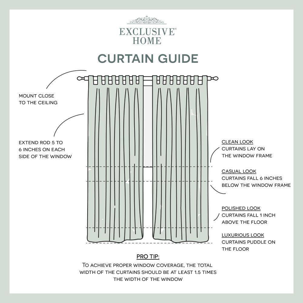 Set of 2 (120"x54") Cabana Easy Closure Grommet Top Light Filtering Window Curtain Panels Taupe Brown - Exclusive Home: Indoor/Outdoor Use