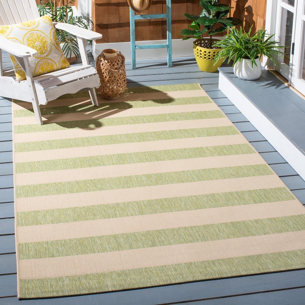 Highland Dunes Bridgeman Performance Striped Rug