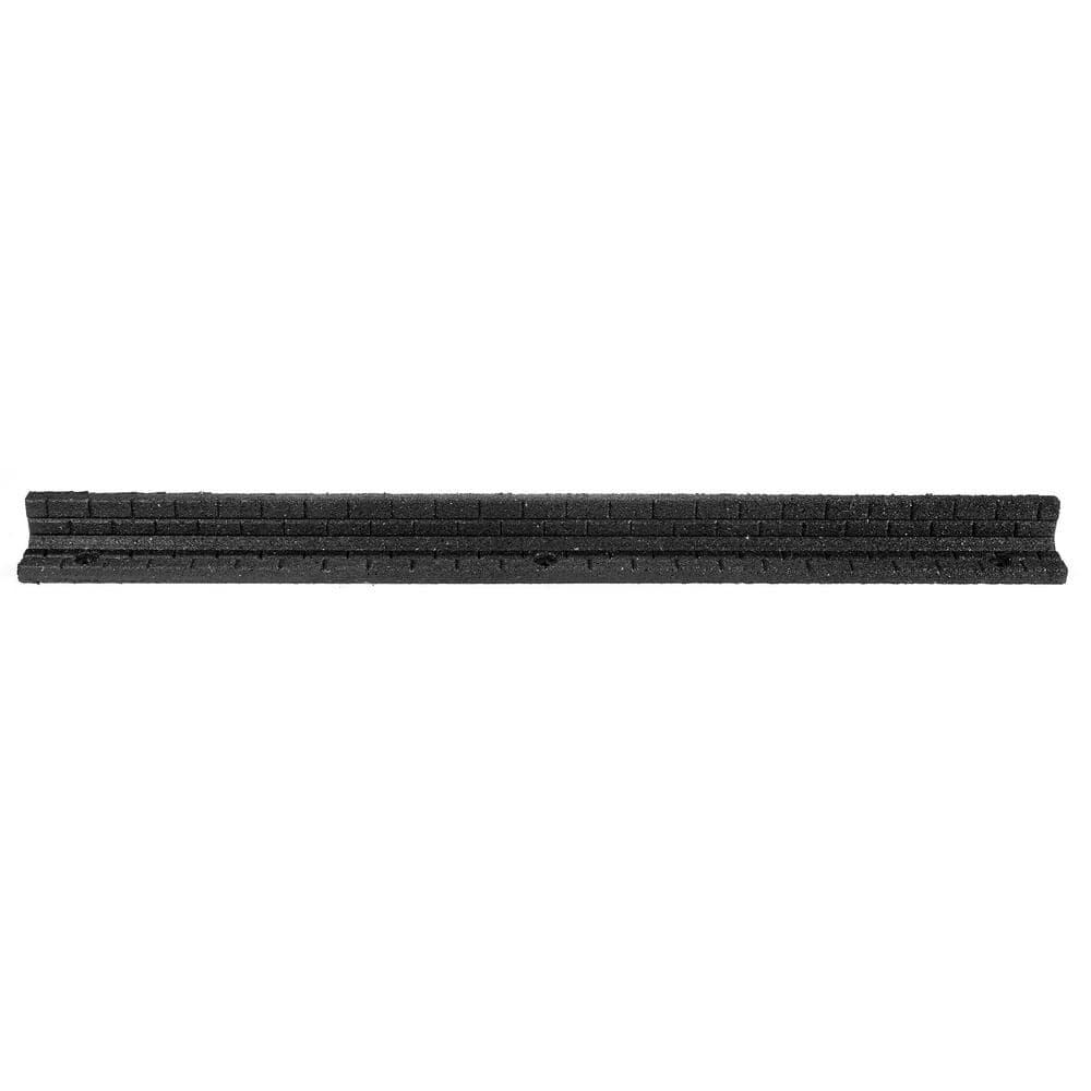 Rubberific 4 ft. Brickface Rubber Landscape Lawn Edging (Set of 6)