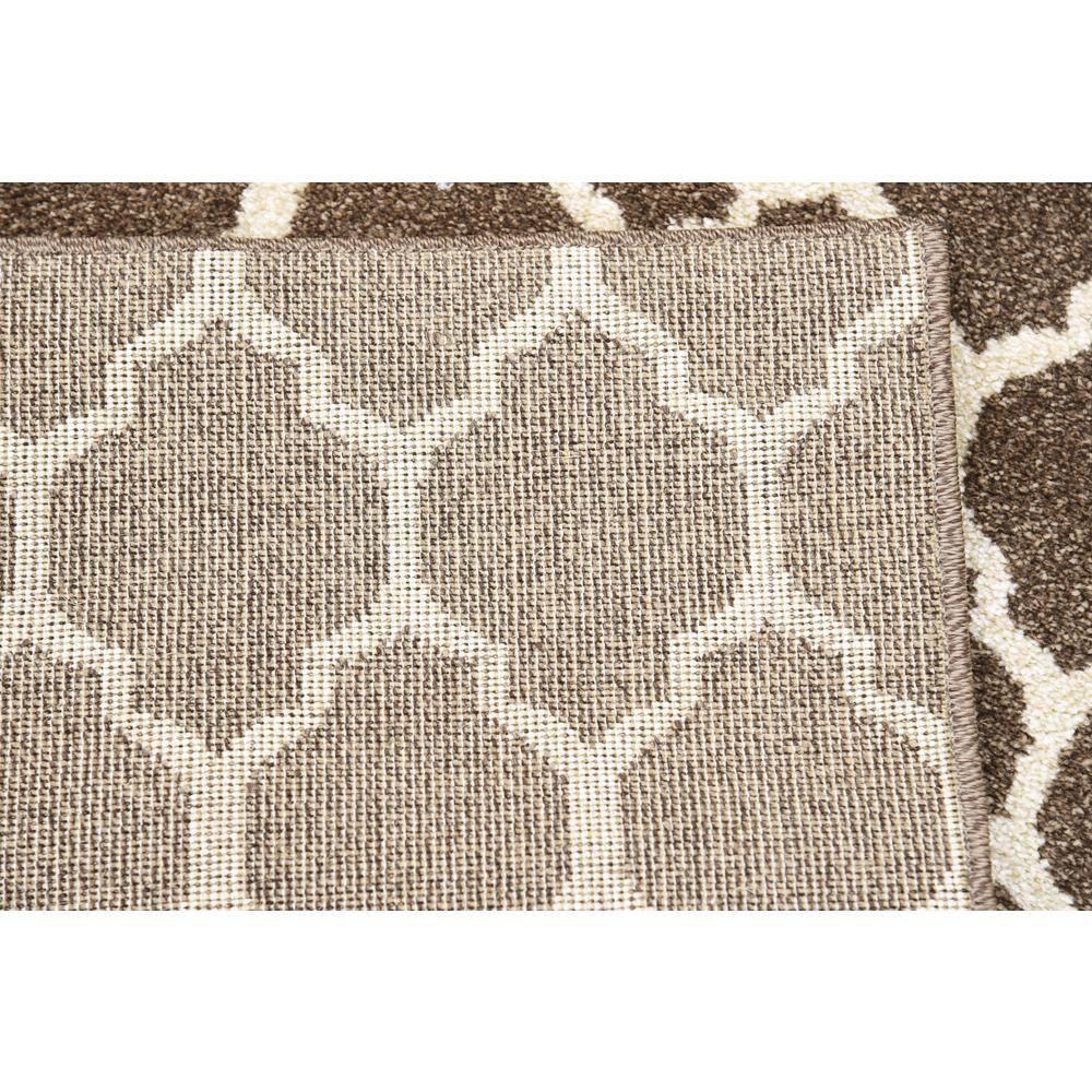 Unique Loom 2' 0 x 6' 1 Trellis Philadelphia Brown Area Rug