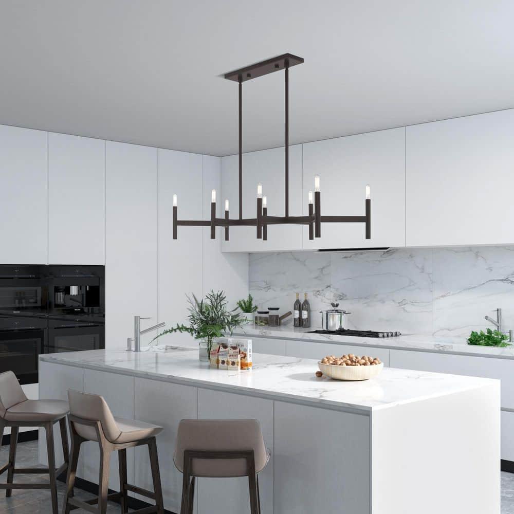 Livex Lighting Copenhagen 8 - Light Chandelier in  Bronze