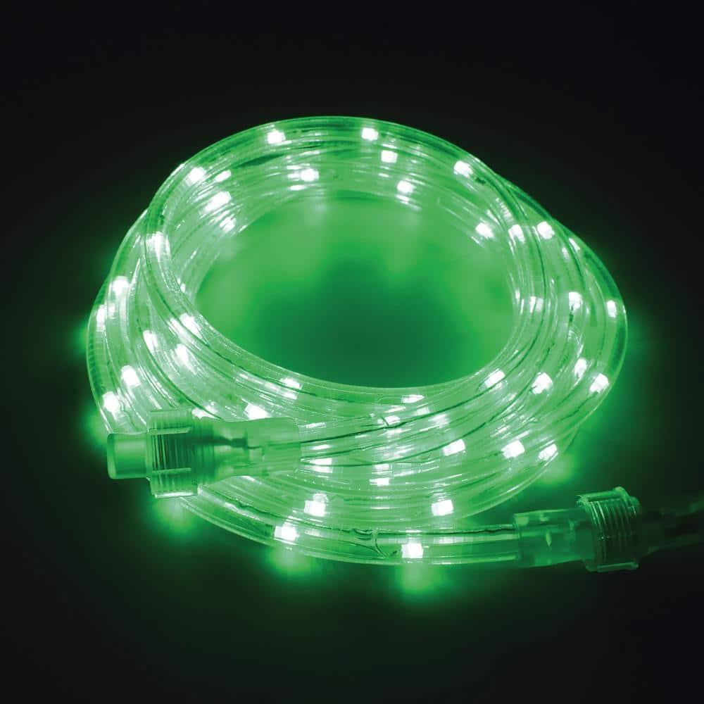 Pinegreen Lighting CL-TRL12RGB 12 ft. Plug-in LED RGB Color Changing Rope Light with Remote Control