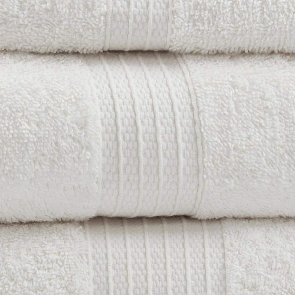 Madison Park 6 Piece 100% Organic Cotton Bath Towels Multi-Size Set