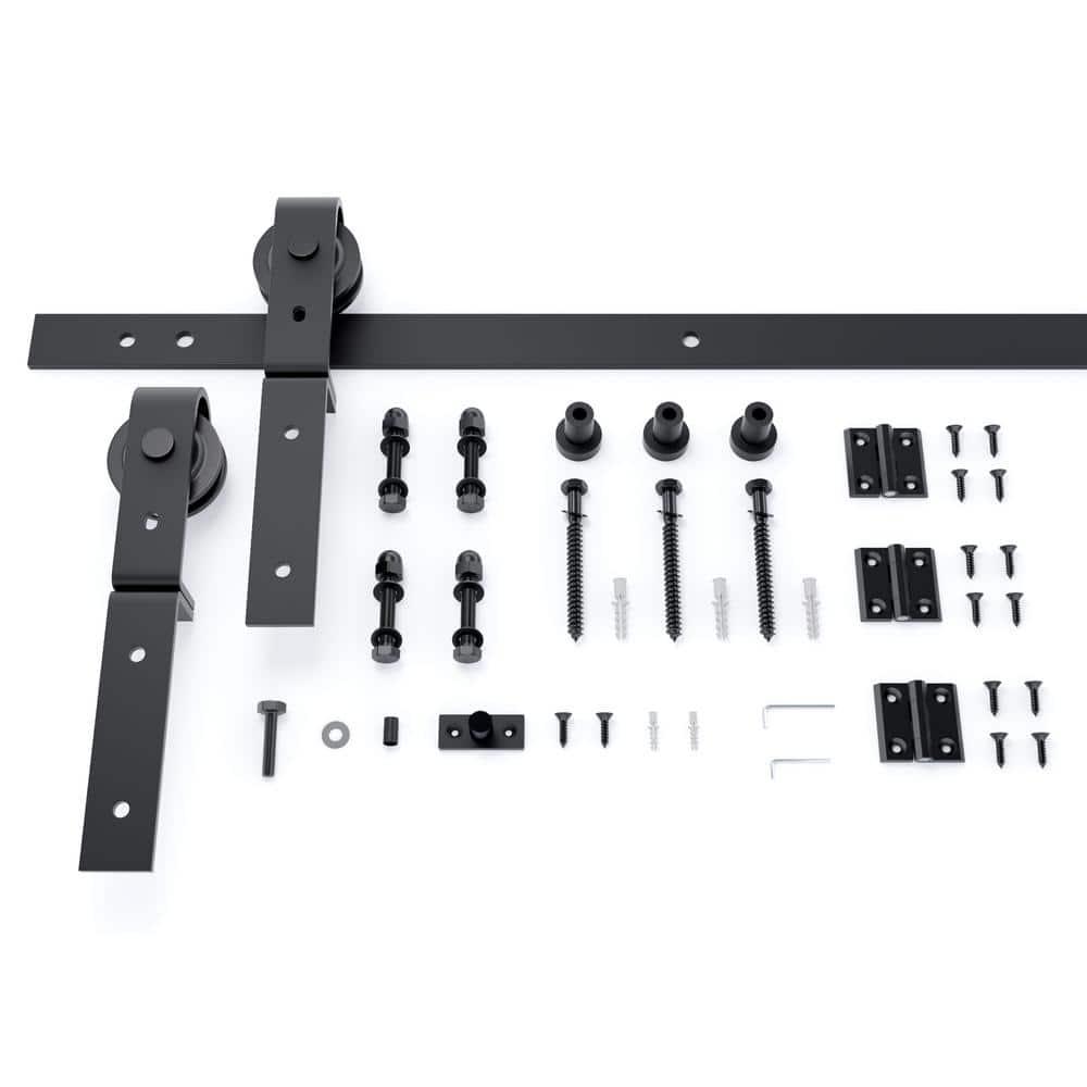 Coast Sequoia 84"H Embossing Bi-Fold Barn Door With Sliding Hardware Kit