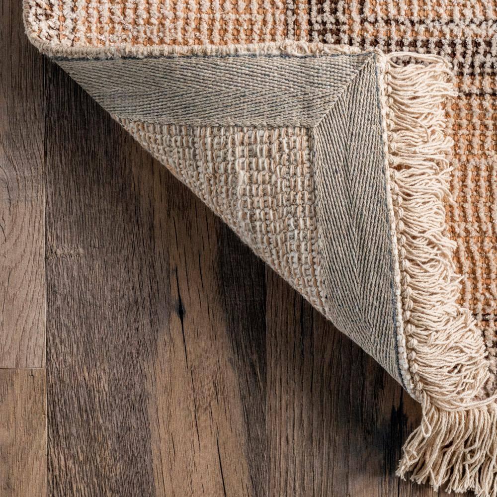 Nuloom Ginger Cotton-Blend Area Rug, 6' x 9', Tan