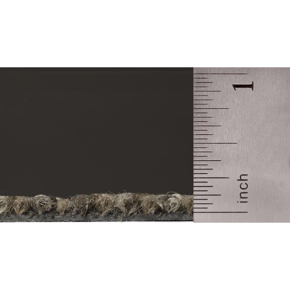 Elite 24" x 24" Gray Nylon Carpet Tile with Low Pile