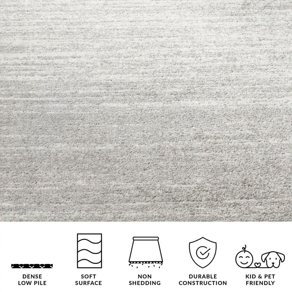 Adirondack ADR113 Machine Made Indoor Area Rug - Light Grey/Grey - 9'x12' - Safavieh