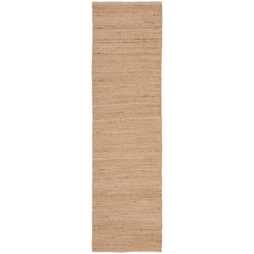 Nourison Hand Woven Natural Jute Indoor Area Rug Natural 2'3" x 8'