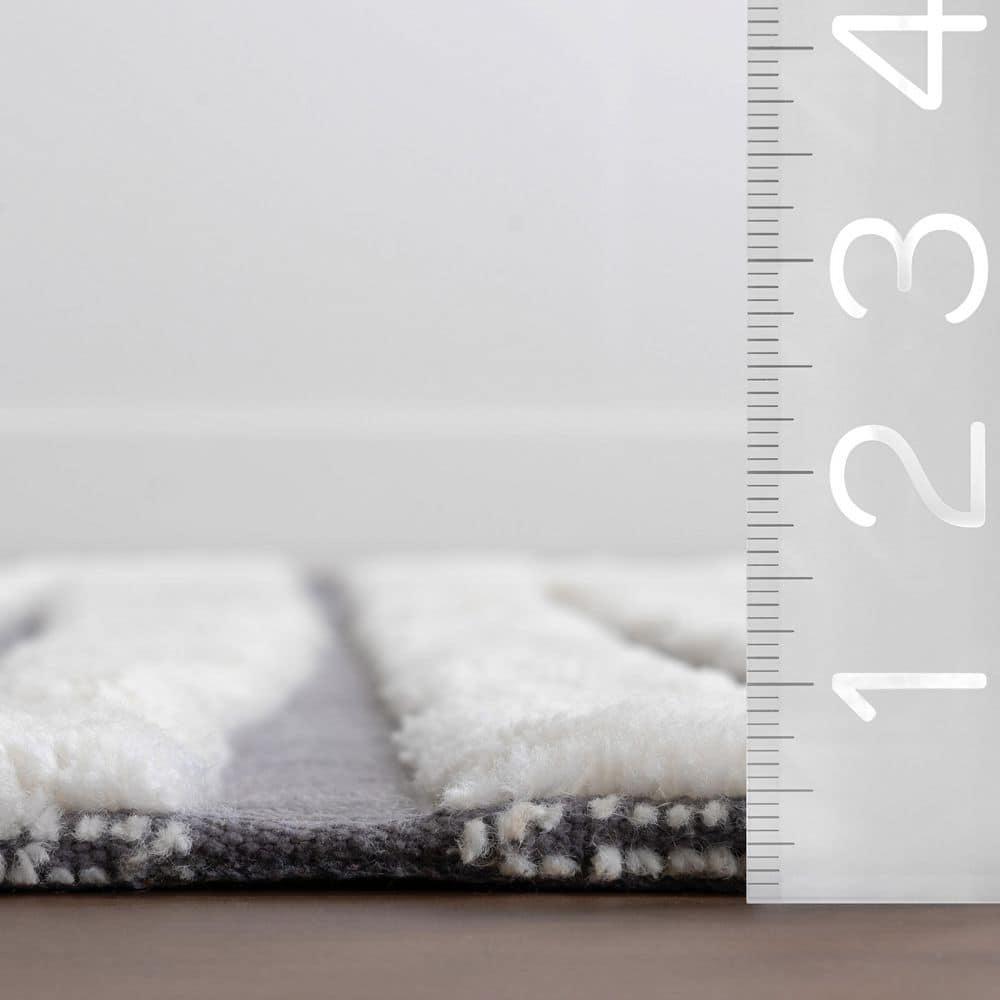 Frenshe Interiors x Rugs USA Frenshe Interiors x Rugs USA Studio Striped New Zealand Wool Area Rug