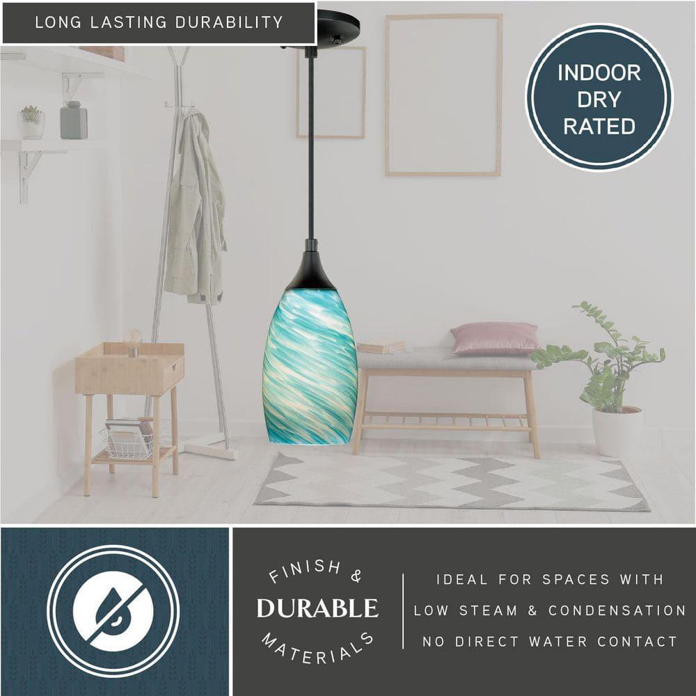 Vaxcel Milano 1 - Light Pendant in  Oil Rubbed Bronze