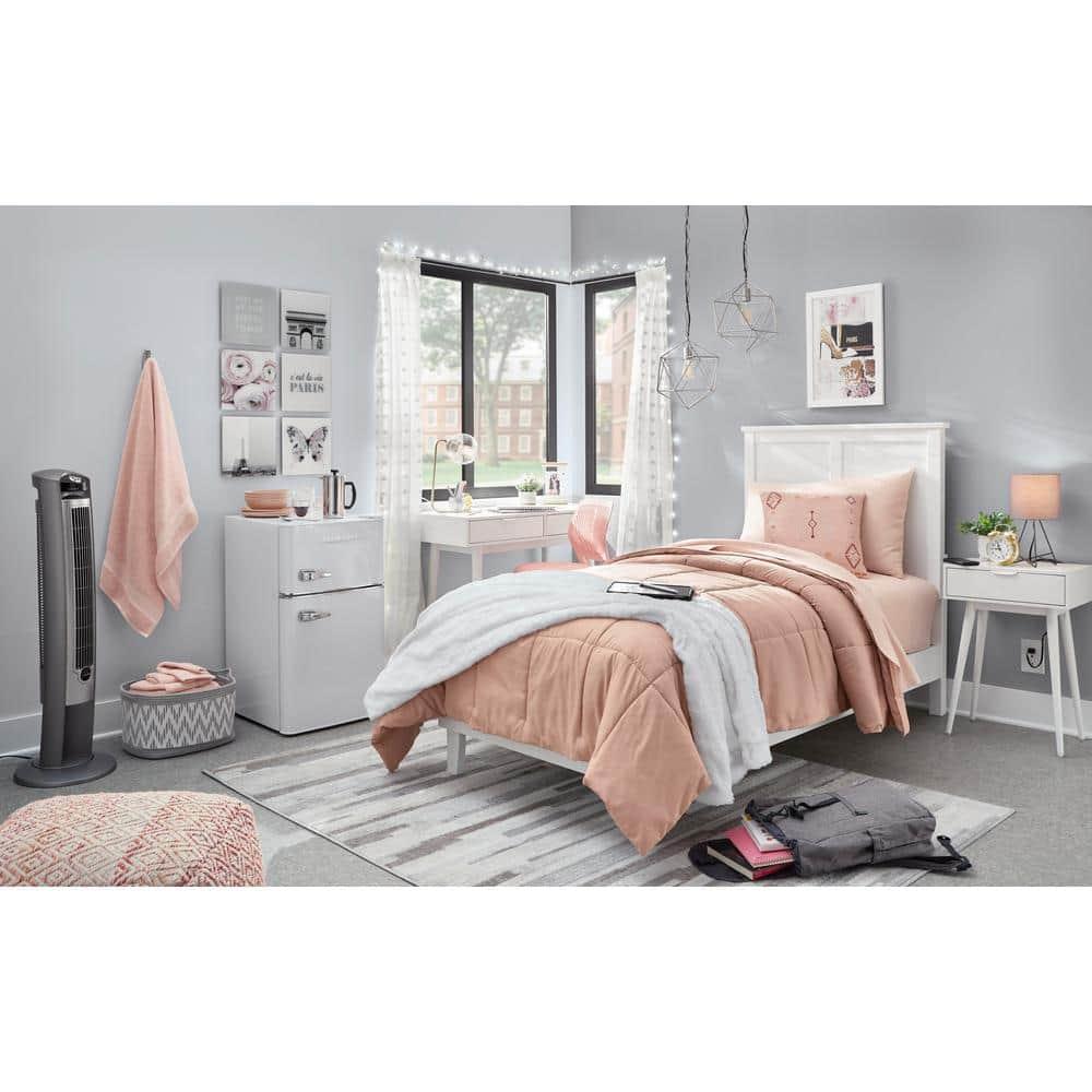 Down To The Wire Table Lamp with Fabric Shade Gray - Simple Designs