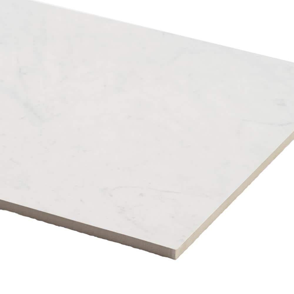 Bond Tile Saroshi 11.81 in. x 23.62 in. Matte Marble Look Porcelain Floor and Wall Tile (9.68 Sq. Ft. / Case)