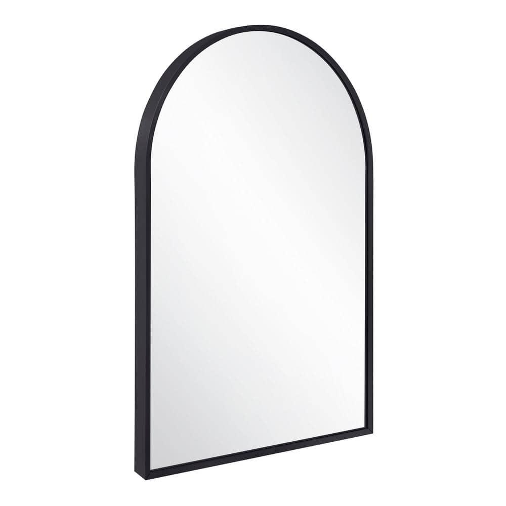 Design House Maeve Arched Wall Mirror with Black Frame, 36-Inch by 24-Inch, 2-Pack