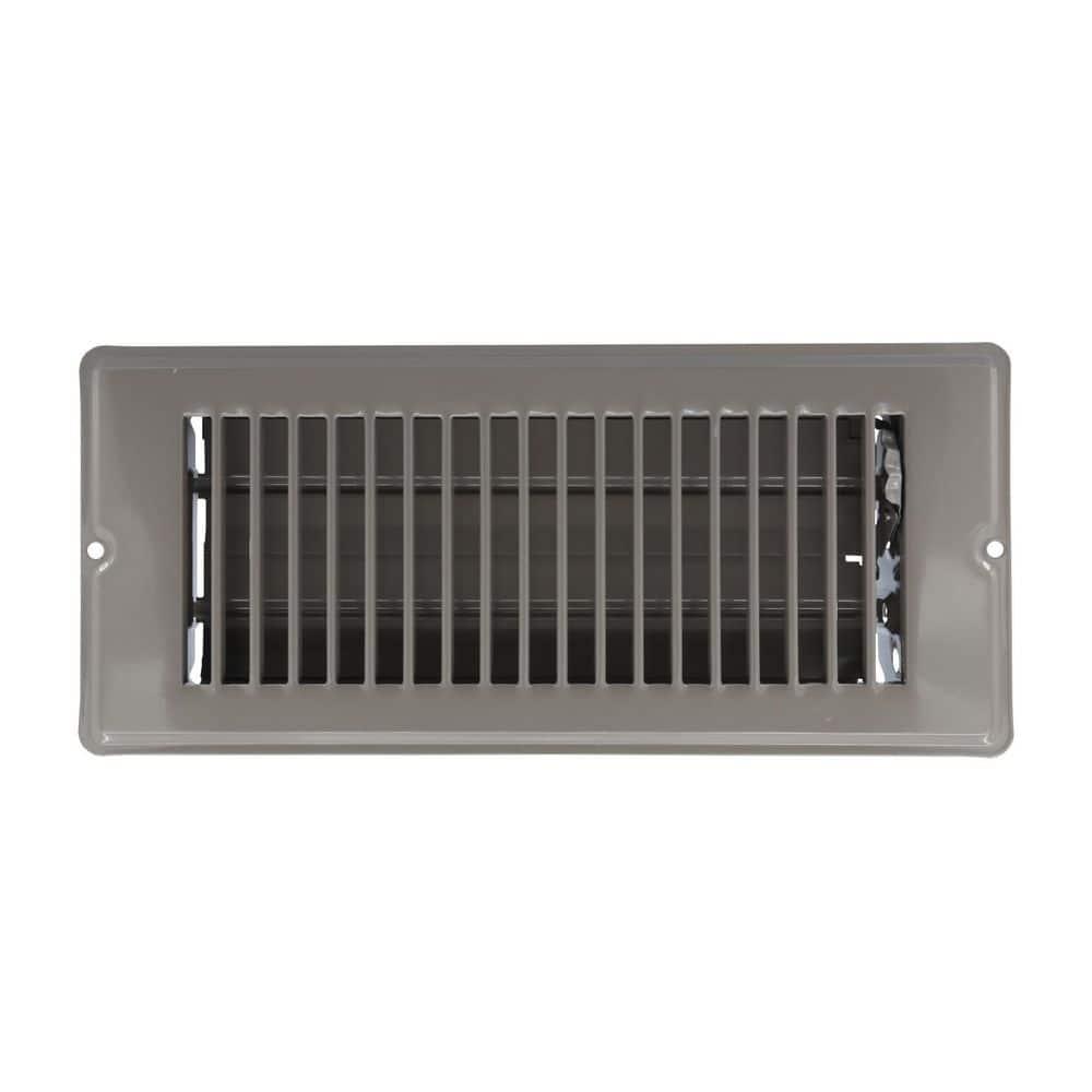 Brown Steel Floor Register for Mobile Homes and RVs