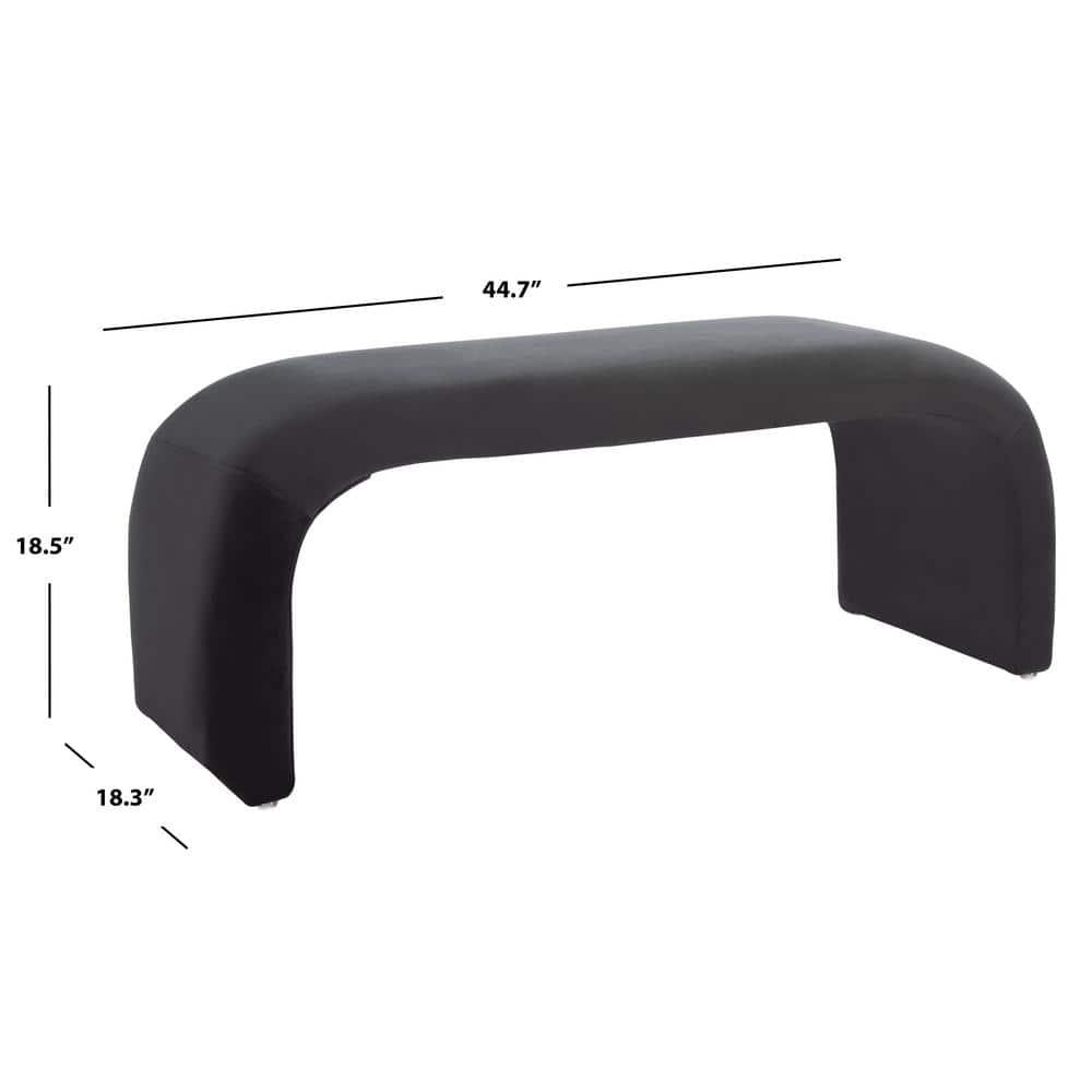 Tenko Bench - BCH1300 - Black - Safavieh