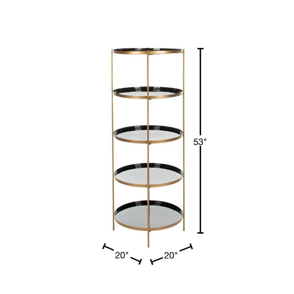 Everly Quinn Enamel Etagere Bookcase